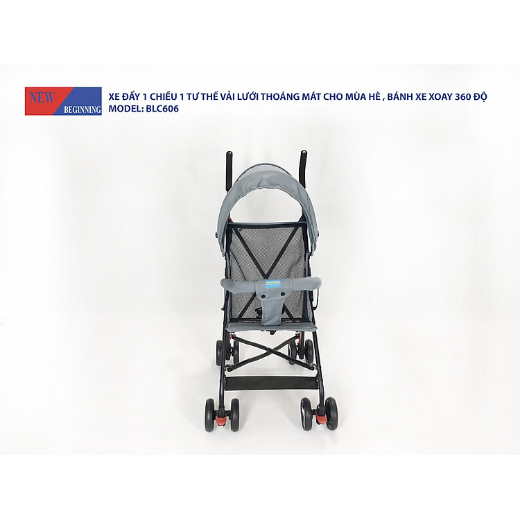 Xe đẩy lưới siêu nhẹ Blue Chính hãng Giá rẻ - Hình ảnh 3