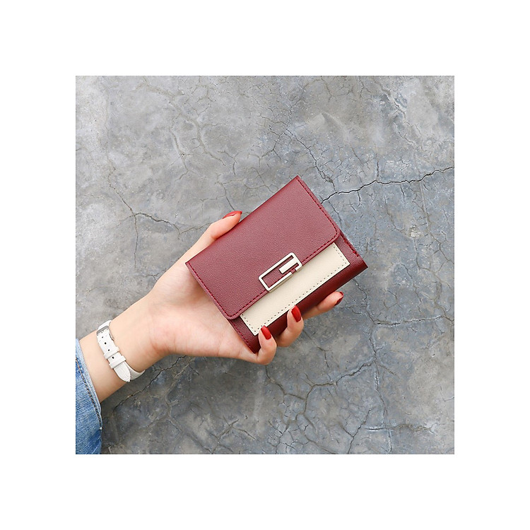 Ví bóp cầm tay da nữ mini đẹp VN22