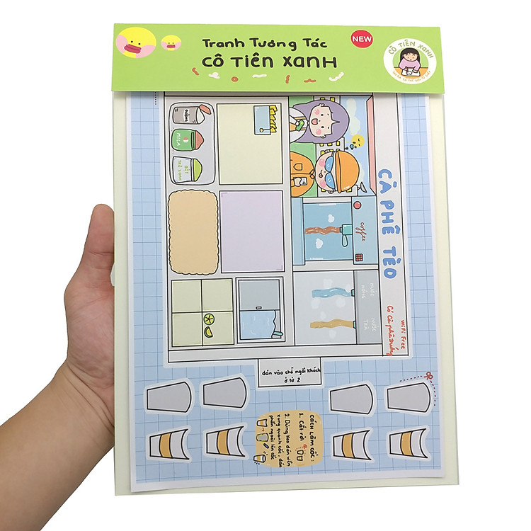 Mua Bộ Tranh Tương Tác Cô Tiên Xanh Chính hãng Giá rẻ - Hình ảnh 3