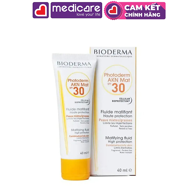 Kem Chống Nắng Bioderma Photoderm SPF30+ 40ml