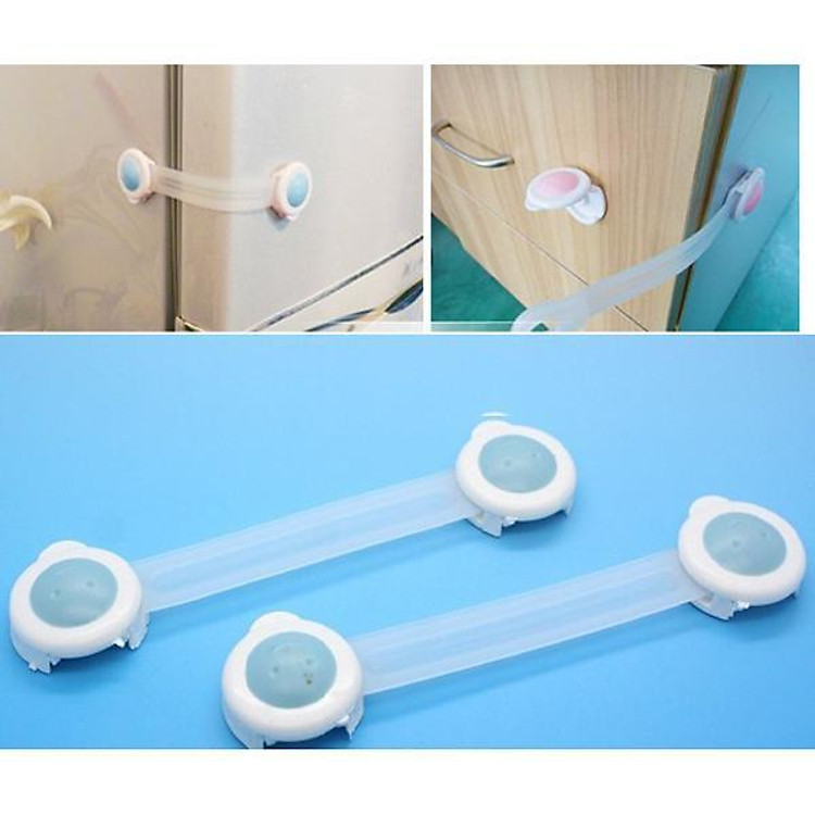 Mua Set 2 Khóa Chặn Cửa Tủ Lạnh An Toàn Chính hãng Ưu đãi - Hình ảnh 2
