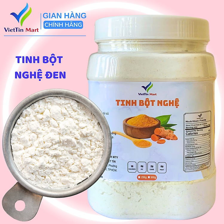 Tham Khảo tại ConCung: Tinh Bột Nghệ Đen 500g VietTin , nhận ngay nhiều Ưu đãi
