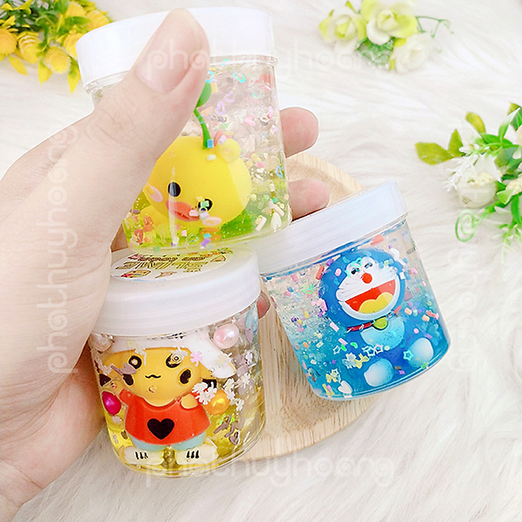 Hủ slime trụ hoạt hình dễ thương