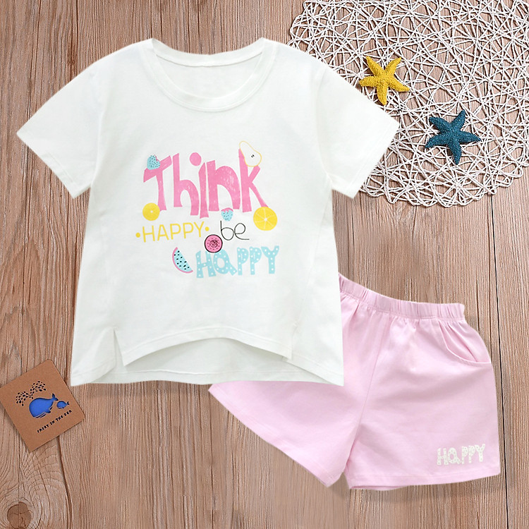 Bộ Thun Cotton Bé Gái từ 2-12 Tuổi MEEJENA Đồ Bộ Bé Gái 100% cotton 4C -1257