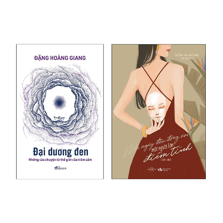 Combo 2 cuốn Tản Văn: Đại Dương Đen - Những Câu Chuyện Từ Thế Giới Của Trầm Cảm + Mỗi Ngày Đều Đóng Vai Một Người Lớn Điềm Tĩnh