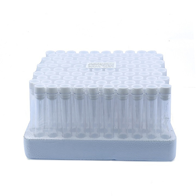 Ống nghiệm trắng PS có nắp không nhãn 5ml Hồng Thiện Mỹ hộp 100 ống