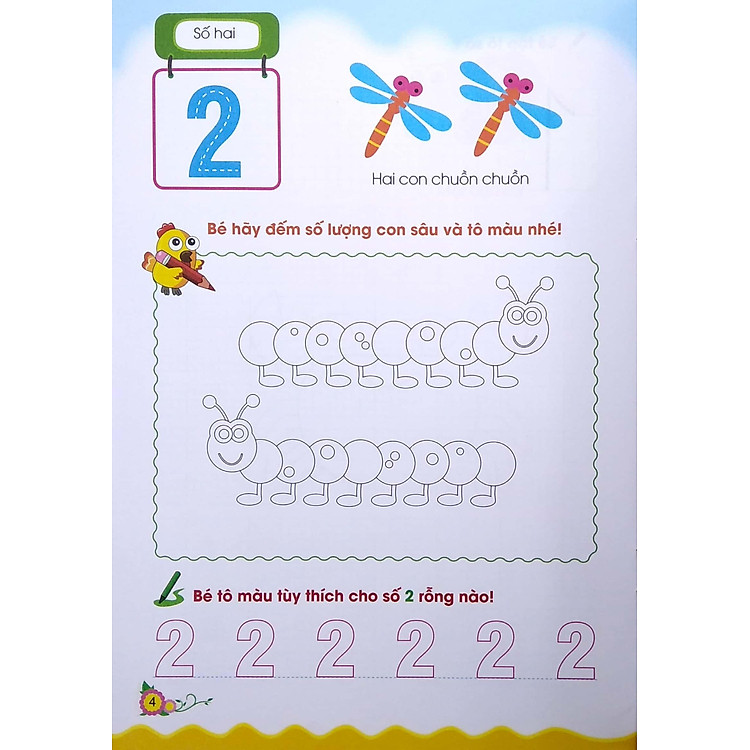 Cùng Bé Bước Vào Lớp 1 - Bé Học Chữ Số Và Tập Tô 123 - Ảnh 5