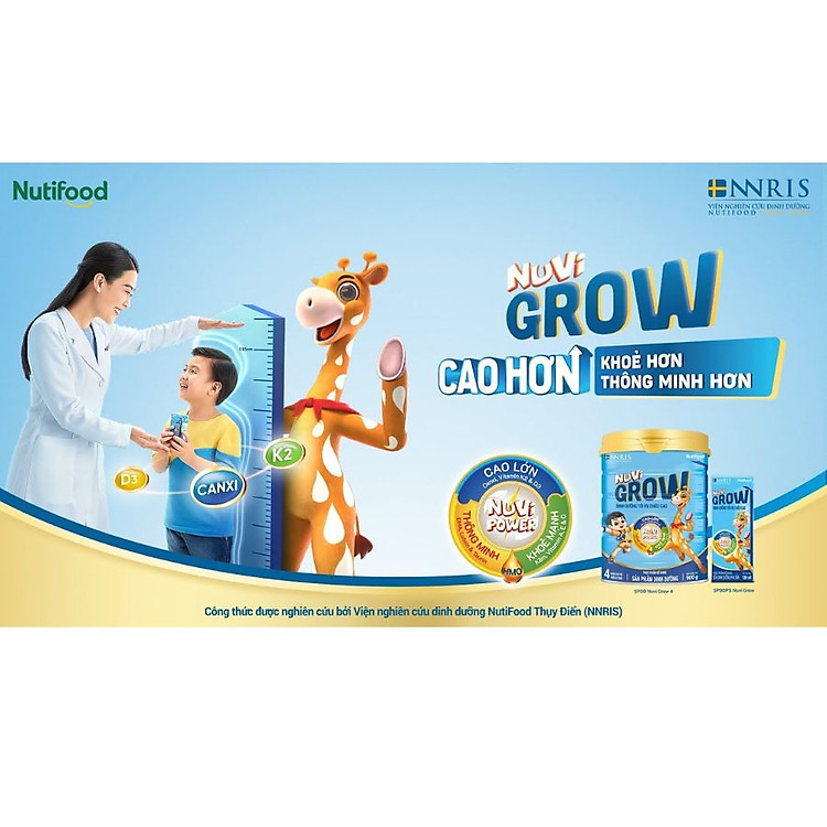 Thùng sữa Nuvi Grow 180ml cho bé Chính hãng Giá tốt - Hình ảnh 5