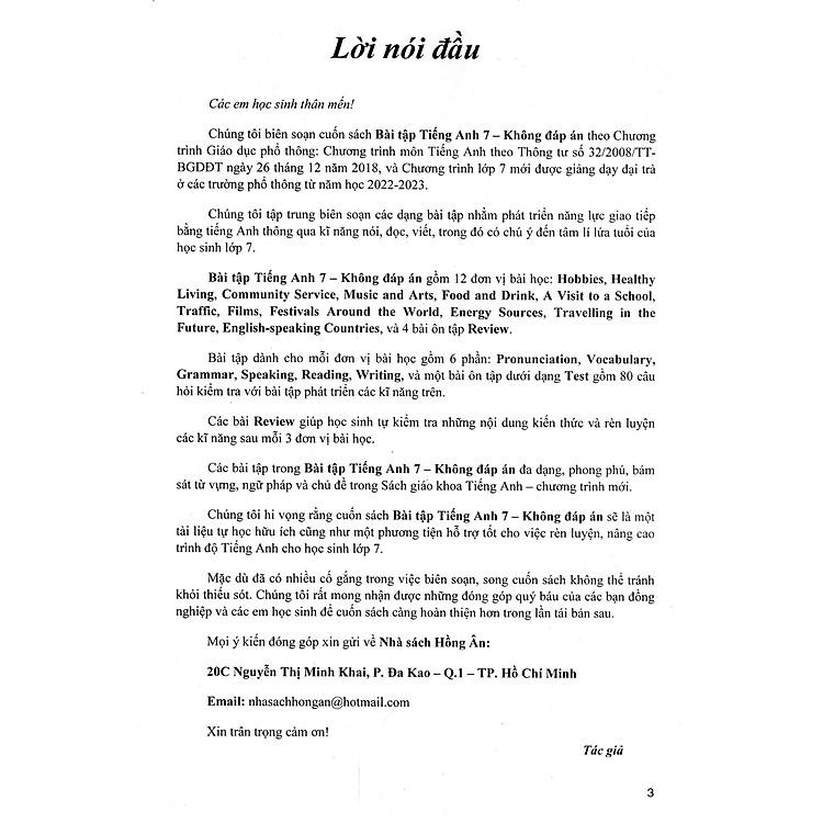 Bài Tập Tiếng Anh 7 - Bám Sát SGK Kết Nối (Kèm File Đáp Án) - Ảnh 3