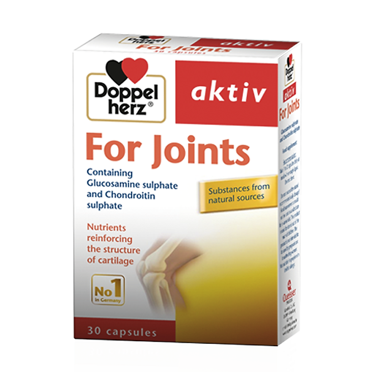 Viên uống cải thiện chức năng khớp và ngăn sự tiến triển thoái hóa khớp Doppelherz Aktiv For Joints (Hộp 30 viên)