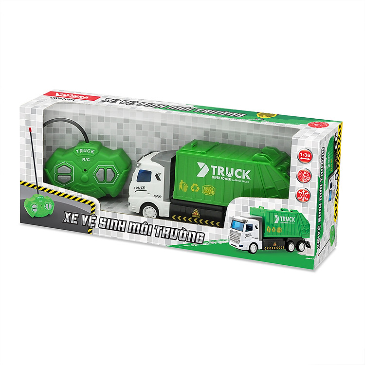 Xe vệ sinh điều khiển từ xa DK81091 Chính hãng Tiết kiệm - Hình ảnh 2