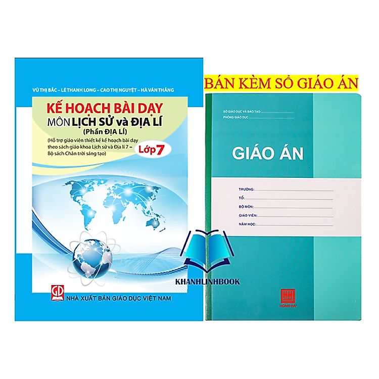 Sách - Kế hoạch bài dạy môn Lịch sử và Địa lí lớp 7 - Phần Địa lí (bộ Chân trời sáng tạo)