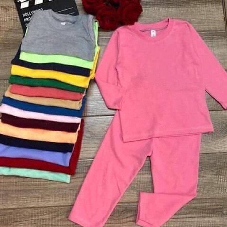 Set 3 Bộ Đồ Tay Dài Borip Cho Bé Trai/Gái Từ 5-22kg (Giao màu ngẫu nhiên)