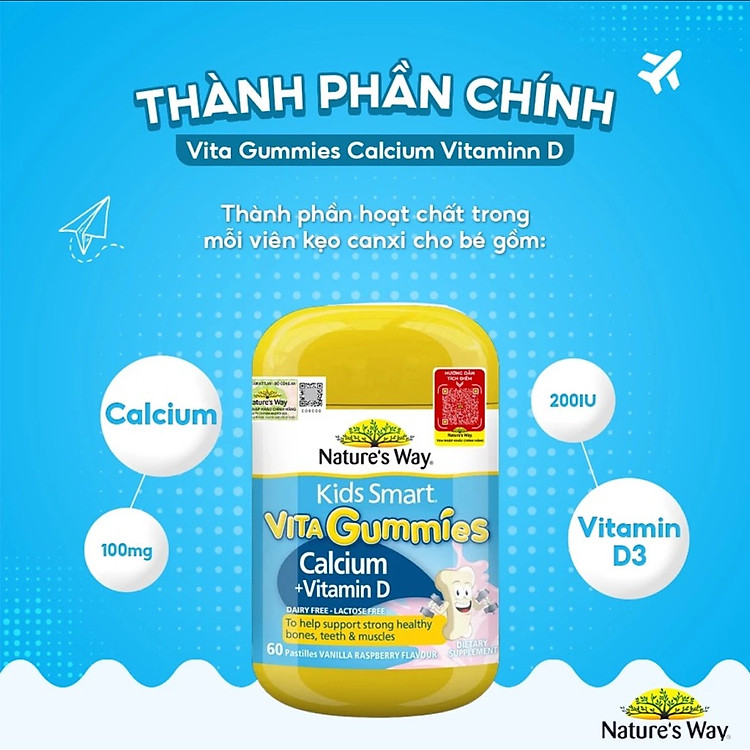 Mua Kẹo dẻo Canxi Vitamin D Nature's Way Ưu đãi - Hình ảnh 5
