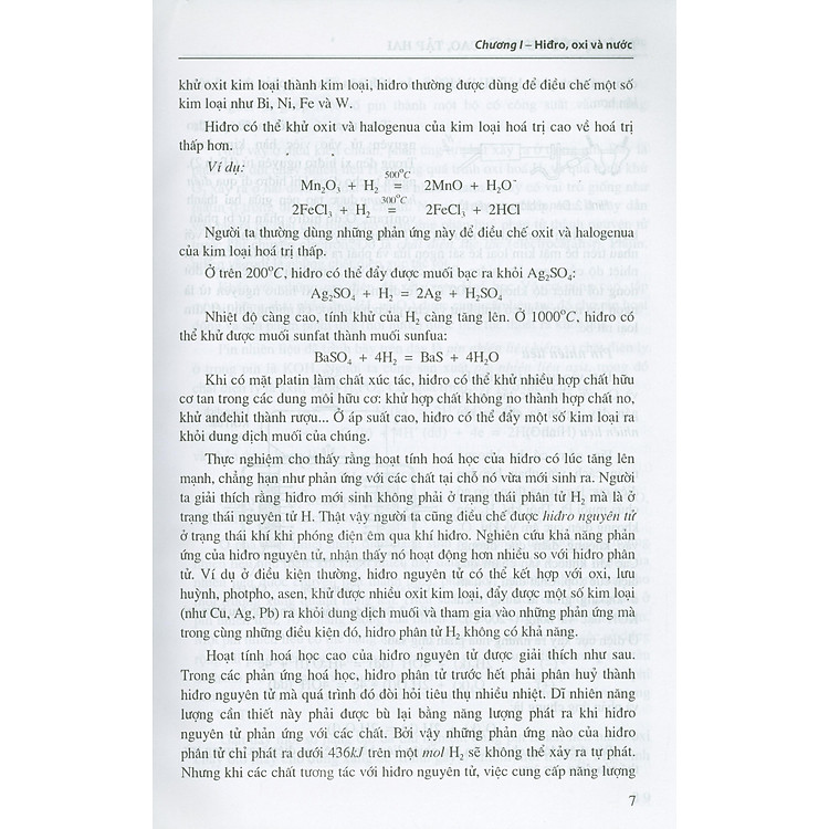 Hóa Học Vô Cơ Nâng Cao - Tập 2: Các Nguyên Tố Hóa Học Tiêu Biểu - Ảnh 3