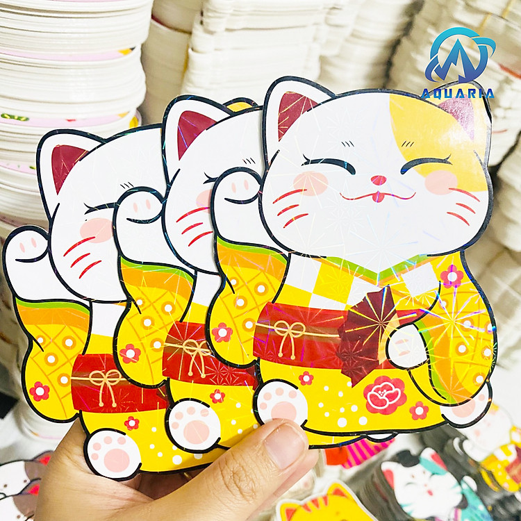 Bộ Bao Lì Xì Chibi Mèo (5 chiếc)