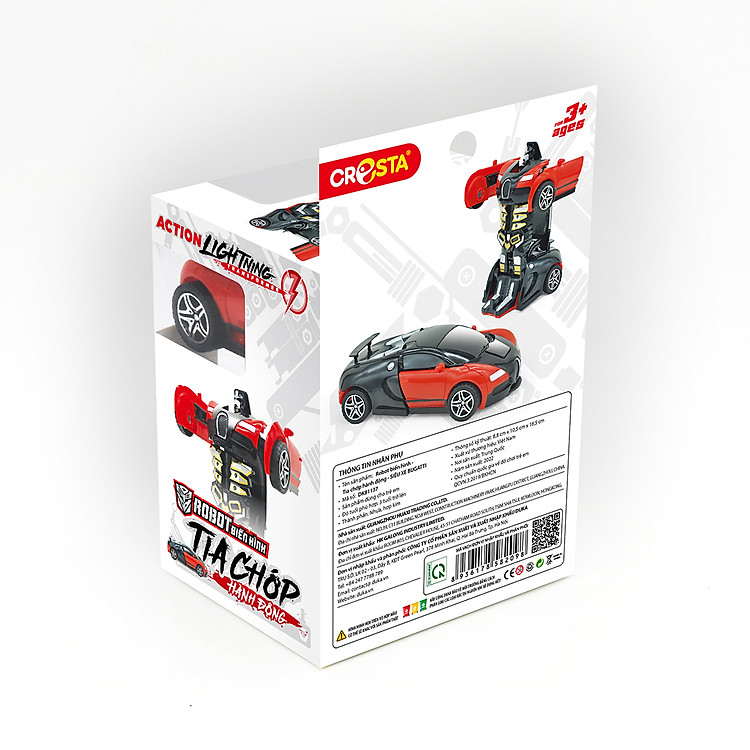 Đồ Chơi Duka Robot Biến Hình Bugatti Chính hãng Ưu đãi - Hình ảnh 2