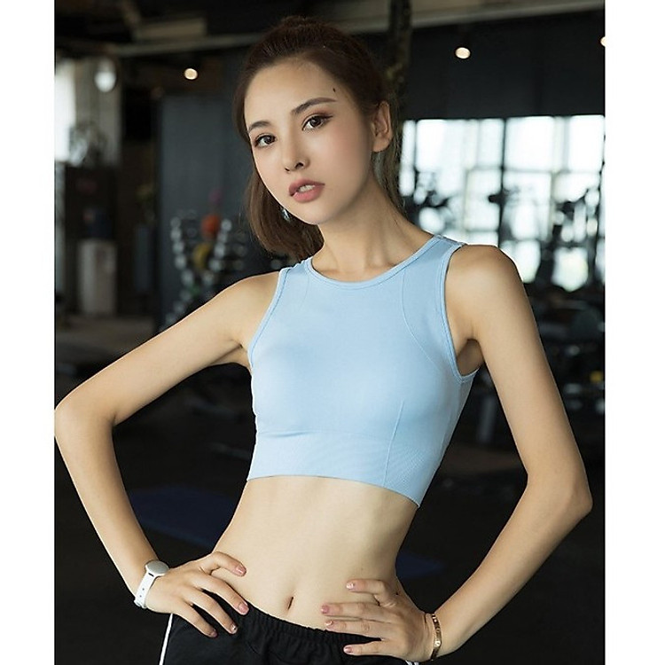 Áo Bra Nữ Tập Gym Phối Lưới Thời Trang