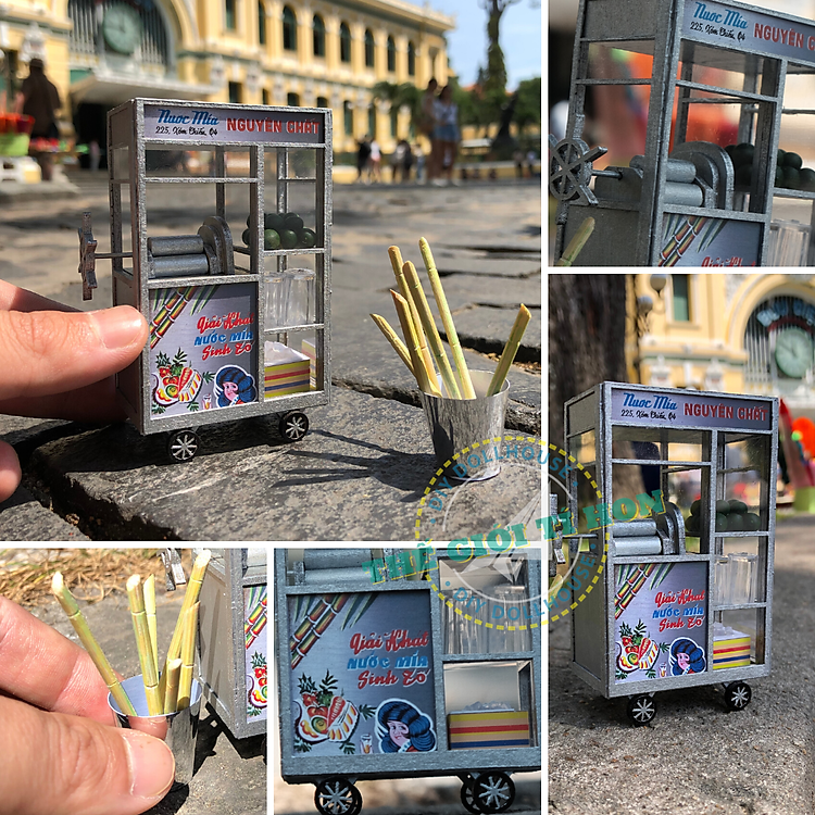 Mua Mô hình DIY Sài Gòn - Xe Nước Mía Chính hãng Tiết kiệm - Hình ảnh 3