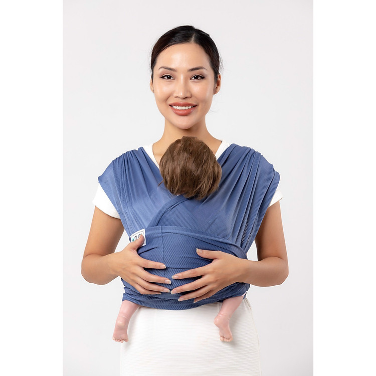 Mua Địu vải BUBI Sling Gen 2 – Xanh Chính hãng Giá rẻ