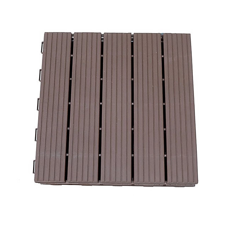 Vỉ Nhựa Lót Sàn Home Max. Lót Sàn Ban Công/Nhà Tắm/Hồ Bơi/Sân Thượng
(30x30x2cm), Chống Trơn Trượt, Cực Bền - Hàng VNXK (Loại 1)