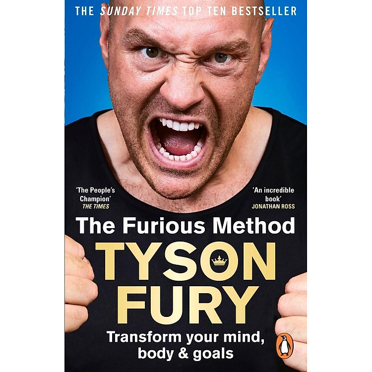 Sách - The Furious Method : The Sunday Times bestselling guide to a healthier body by Tyson Fury (UK edition, paperback)