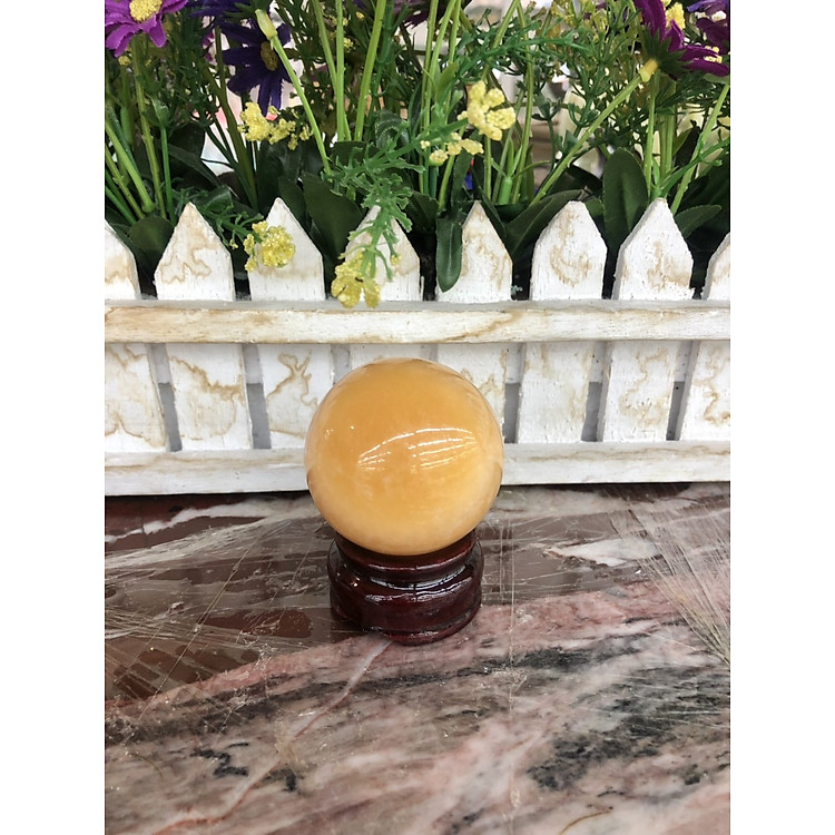 Quả cầu phong thủy đá ngọc hoàng long - Đường kính 4,7 cm và 6,7 cm