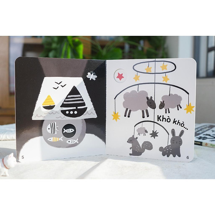 Kích Thích Thị Giác - Sách Đen Trắng Và Tương Phản Cho Bé 0 - 3 Tuổi - Ảnh 6
