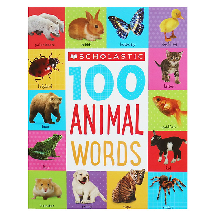 Sách Scholastic 100 Animal Words