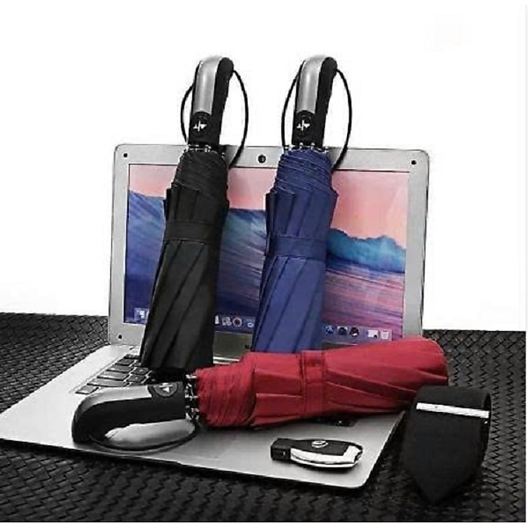 Ô dù mở gập tự động 10 nan 10 xương cao cấp che mưa che nắng loại 2 người đường kính che 104cm