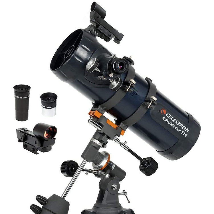 Kính thiên văn phản xạ Celestron AstroMaster 114f1000EQ - Hàng chính hãng