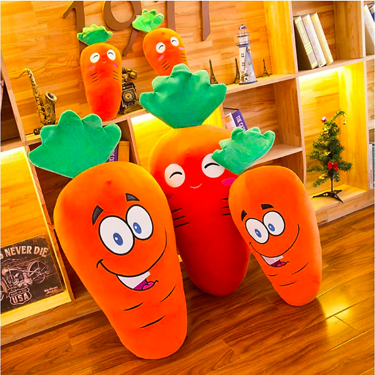 Gấu bông cà rốt đáng yêu 65-85cm Chính hãng Tiết kiệm - Hình ảnh 3