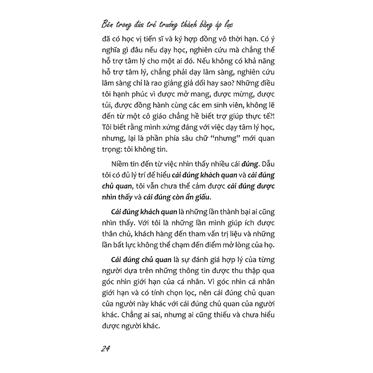 Bên Trong Đứa Trẻ Trưởng Thành Bằng Áp Lực - Đặng Hoàng Ngân - Ảnh 4