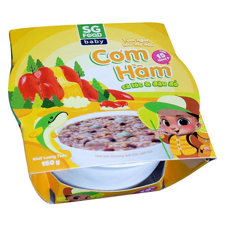 Cơm Hầm Cá Lóc Và Đậu Đỏ SG Food (150g)