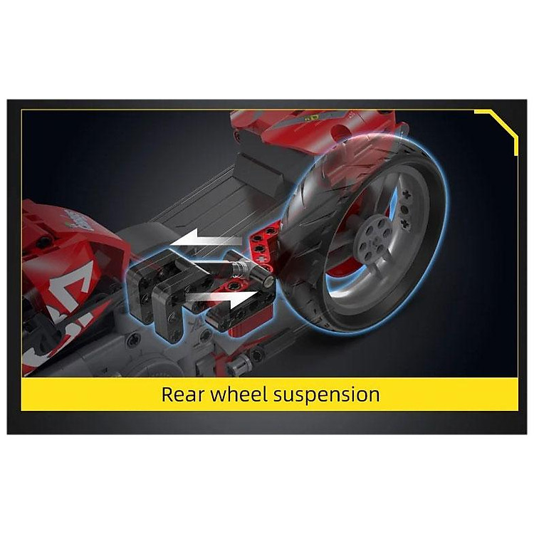 Đồ Chơi Lắp Ráp Xe Mô Tô CaDA Chính hãng Giá rẻ - Hình ảnh 4