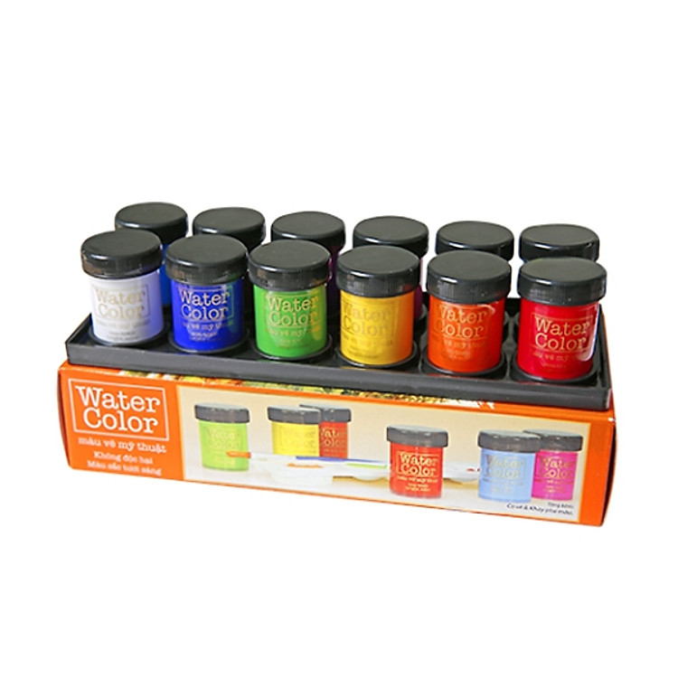 Màu Nước WinQ WA-12 (12 Màu)