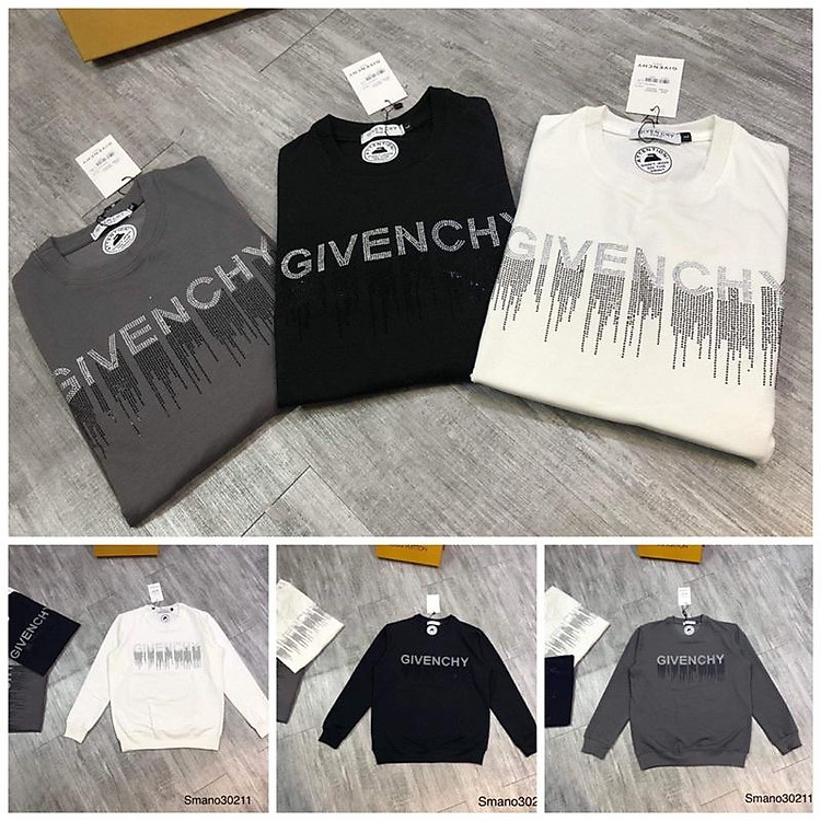 Áo Nỉ Dài Tay Givenchy - Áo Thu Đông Nam Mẫu Mới Nhất