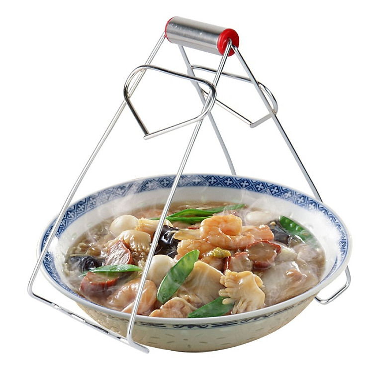 Dụng Cụ Inox Gắp Bát Đĩa Chống Nóng Baijie