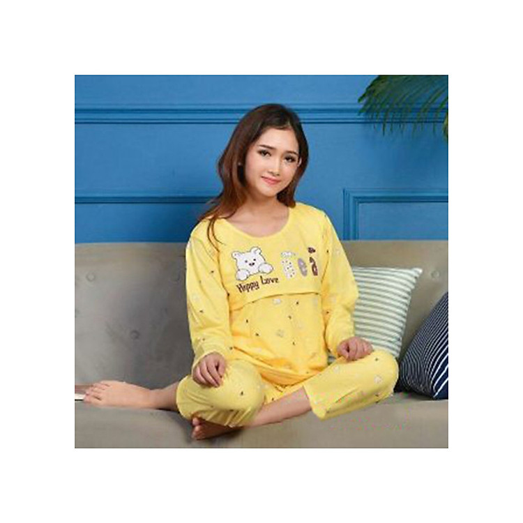 Bộ ngủ mặc nhà dài tay chất liệu cao cấp