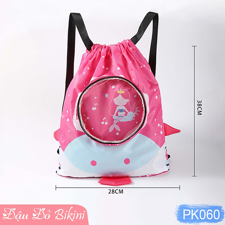 Túi đựng đồ đi bơi, đi biển cho bé trai bé gái, có 2 ngăn khô & ướt riêng biệt, chống nước, ngăn kính chống xước, giá tốt | PK060