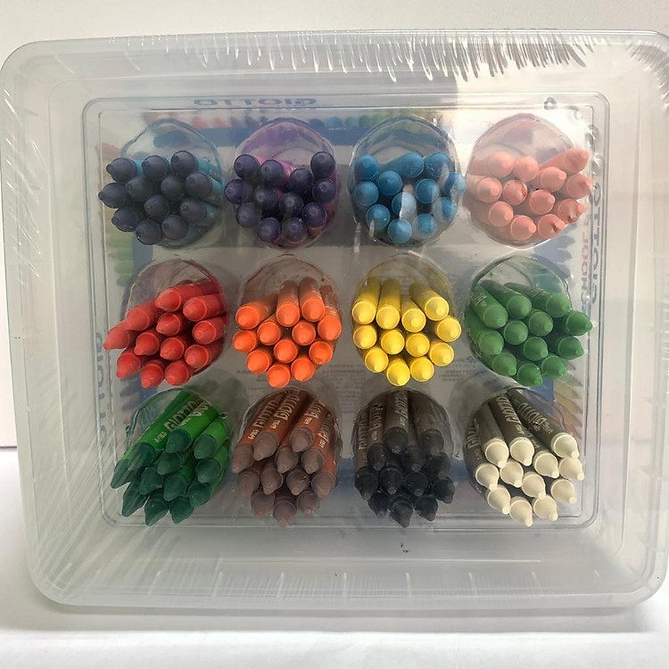 Hộp màu GIOTTO Cera 144 bút sáp