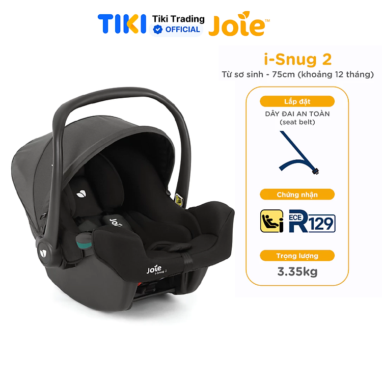 Ghế ngồi ôtô Joie i-Snug 2 Shale Chính hãng Tiết kiệm