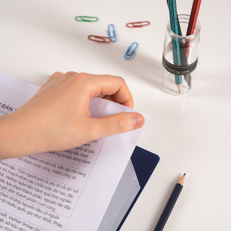 Bìa 10 Lá Slim Book A4 (Đỏ) - Ảnh 4