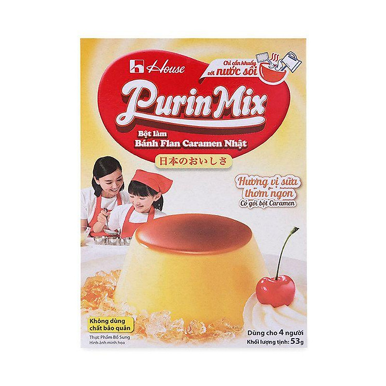 Bột Làm Bánh Flan Caramen Nhật Purinmix 53G - 8936079130015