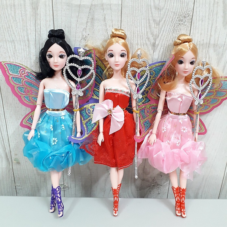 Đồ chơi Búp bê khớp nàng tiên WINX có cánh cho bé