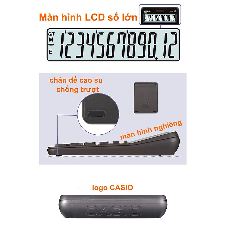 Máy Tính Để Bàn Casio GX-14B - Ảnh 3