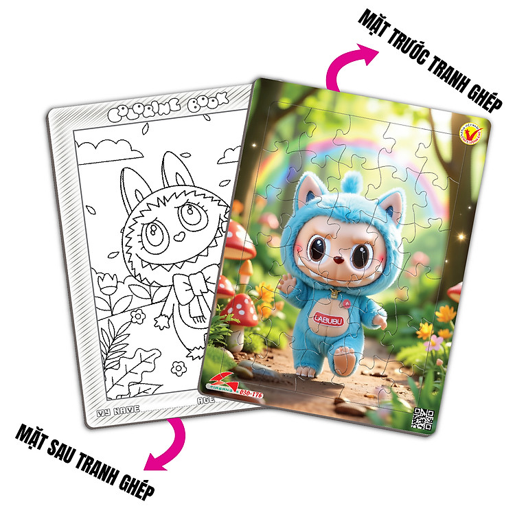 Xếp hình A4 - 30 mảnh Tia Sáng Chính hãng Giá rẻ - Hình ảnh 4