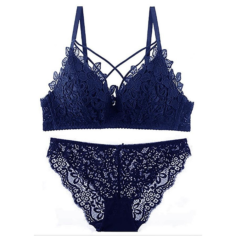 Bộ đồ lót ren dây ngực đan chéo ZOBEE BDL 7314