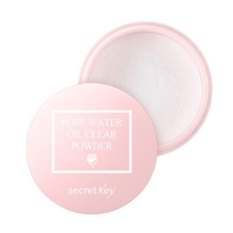 Phấn Phủ Bột Kiềm Dầu Secret Key Rose Water Oil Clear Powder 5g