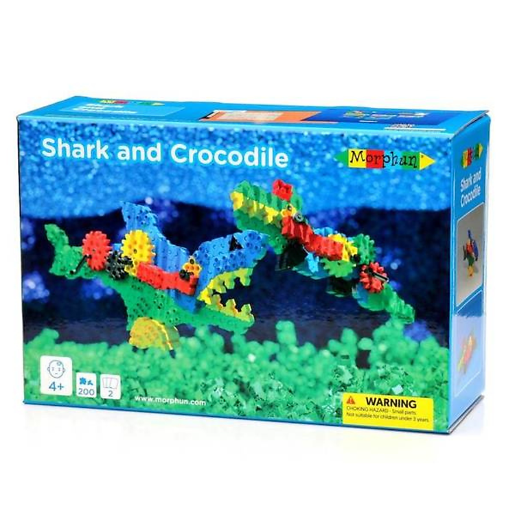 Mua Đồ chơi lắp ráp cá mập, cá sấu 200 pcs Chính hãng Tiết kiệm - Hình ảnh 5
